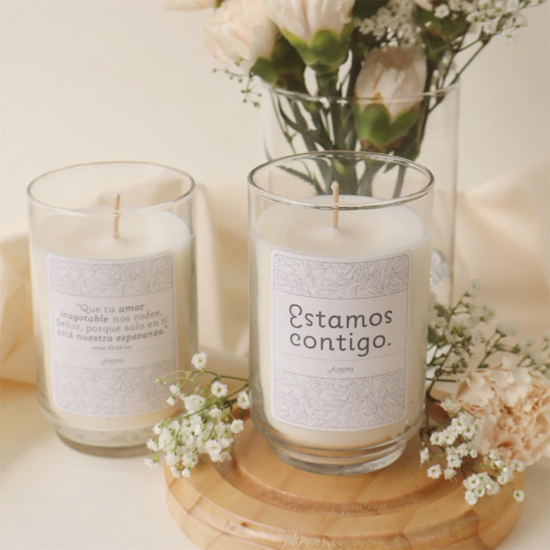 Caja Condolencias con Velas